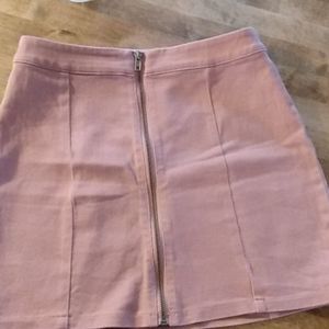 🌼 Peach jean skirt